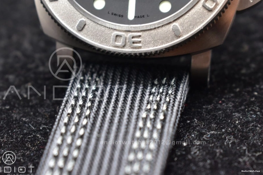 996 FastDry Black Edition Dial VSF PAM984 Strap Best Horn Black Clone Submersible Nylon Mike on P.9010 1:1 1018